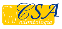 Logotipo CSA Odontologia - Serra Negra/SP