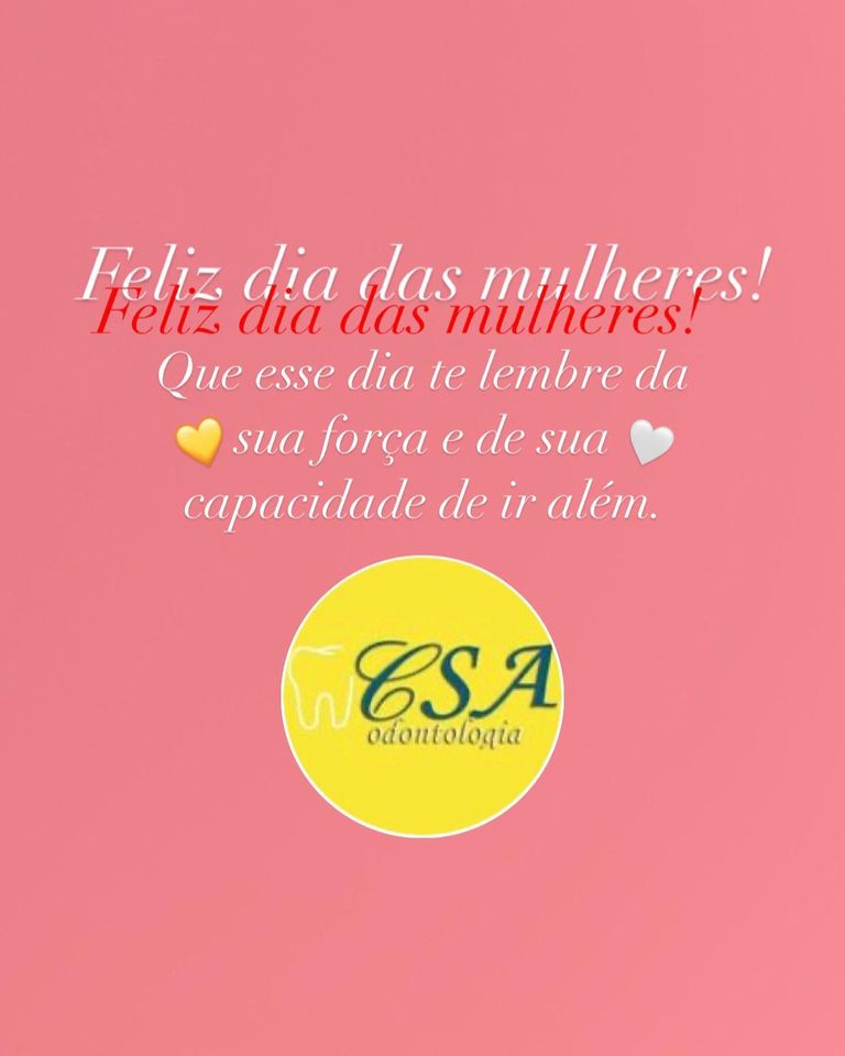 Feliz Dia à todas Mulheres!